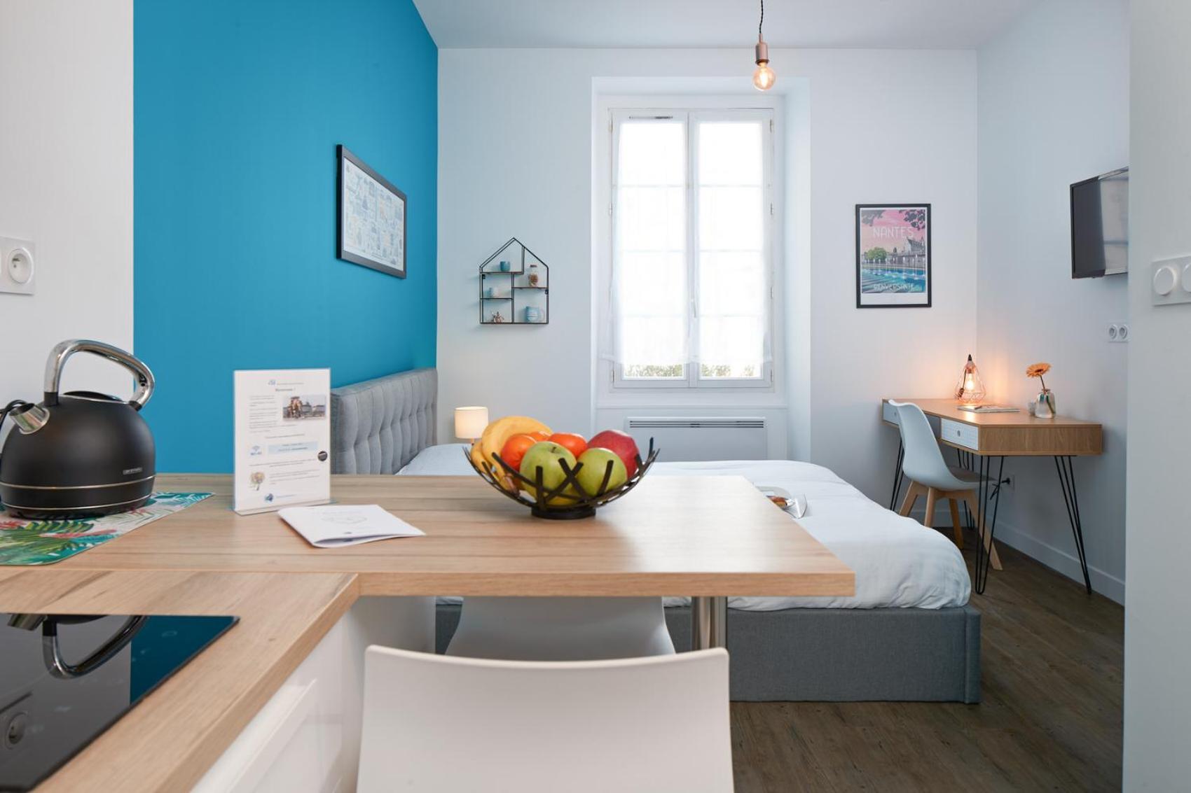 Apartament Le Bleu Nantais Nantes Zewnętrze zdjęcie